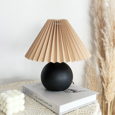 Black Ceramic Small Table Lamp