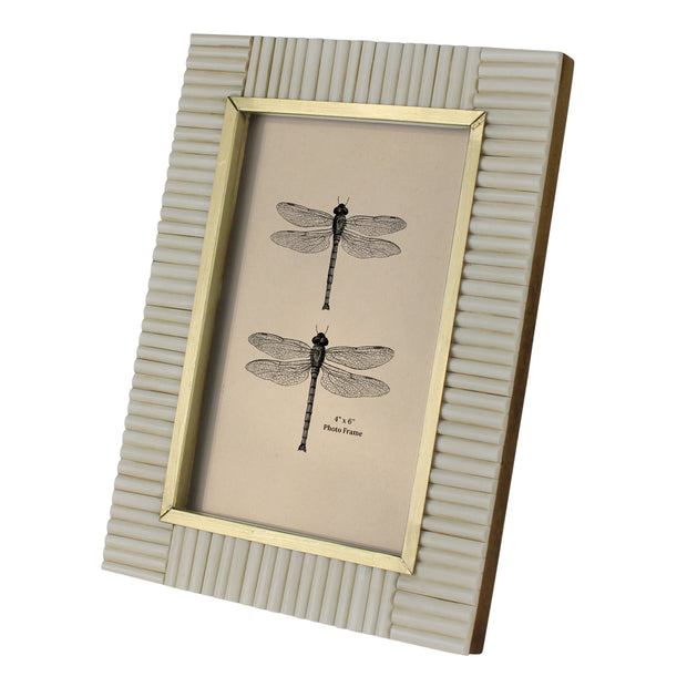 Resin & Brass Picture Frame - 4" x 6"