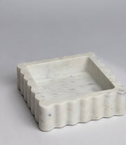 White Stone Cocktail Napkin Holder