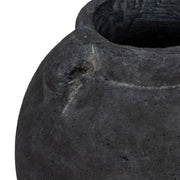Black Bulbous Jug with Handle