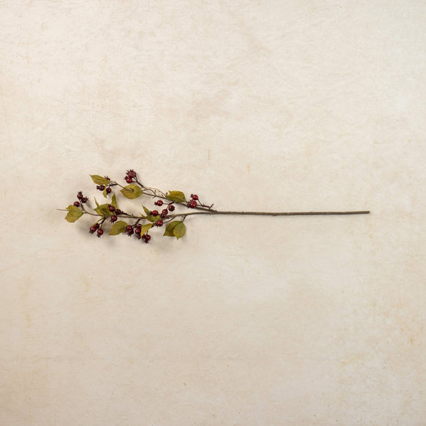 31" BURGUNDY ROSE HIPS SPRAY