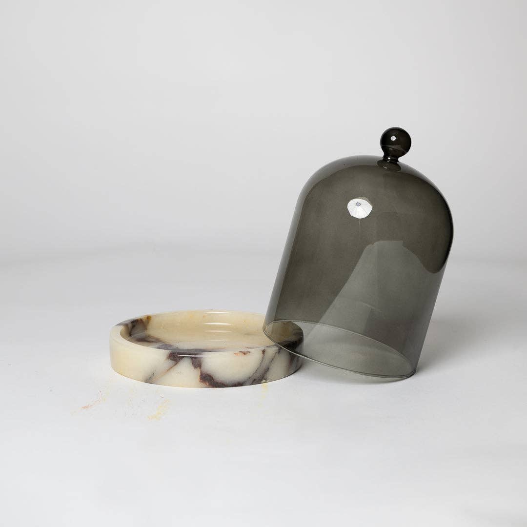 PURPLE SAGE CLOCHE + STONE
