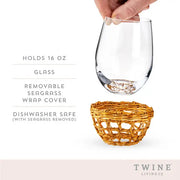 Island Stemless Wine Glass - Set of 2