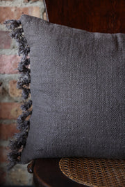 Evelie Linen Mushroom Decorative Pillow- 16x20"