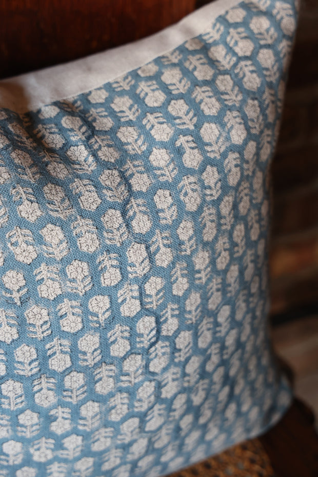 20" x 20" Designer "Perris" Floral Pillow