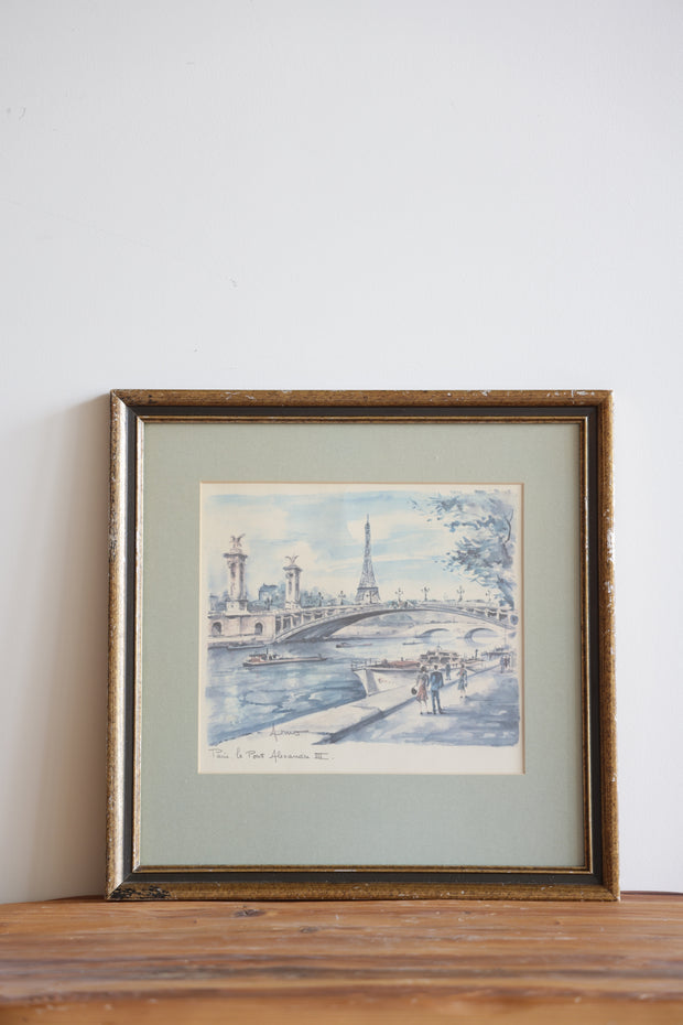 Vintage Parisian Painting