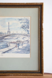 Vintage Parisian Painting