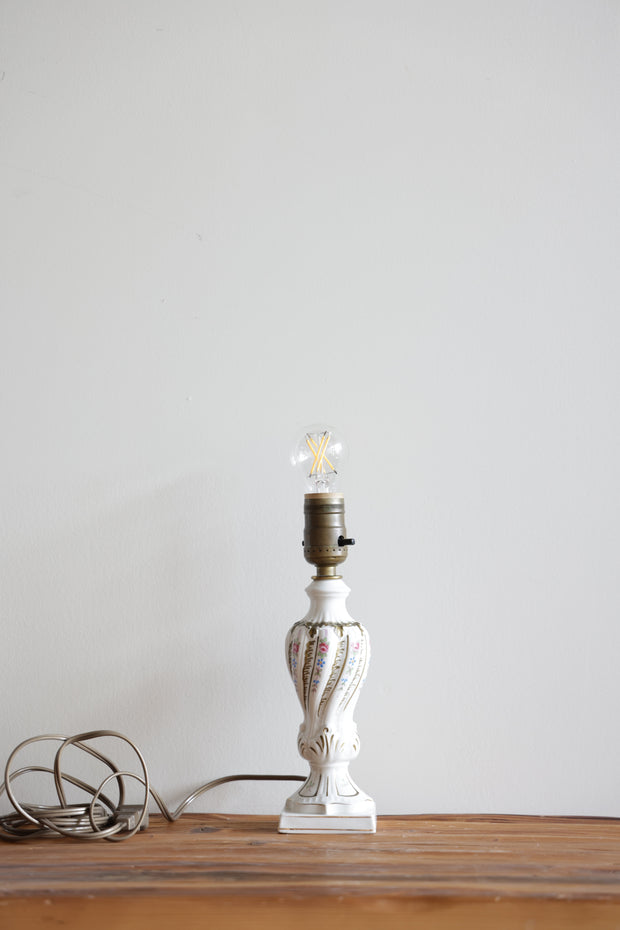 Mini Porcelain Painted Lampbase