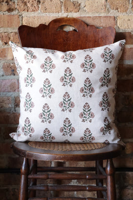 Ankara Rosewood Pillow