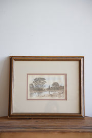 Vintage Pond  Art