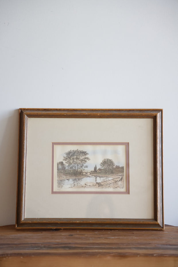 Vintage Pond  Art