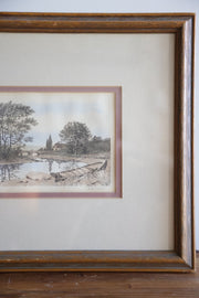 Vintage Pond  Art
