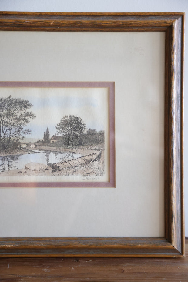 Vintage Pond  Art