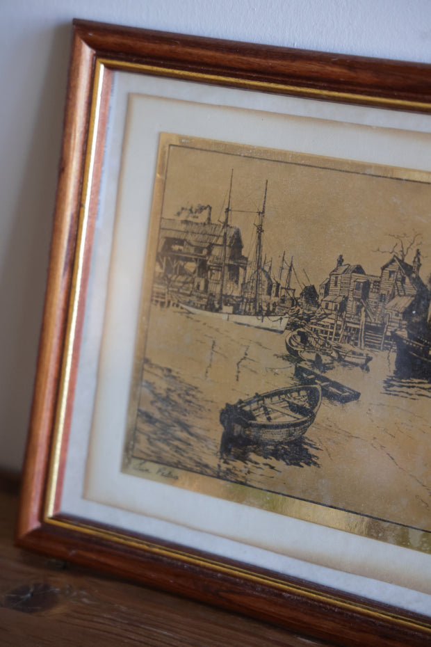 Vintage Gold Mini Art #1