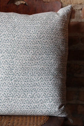 Collioure Celadon Linen Pillow - 22