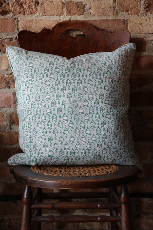 Malabar Byzantine Linen Pillow - 20" x 20"