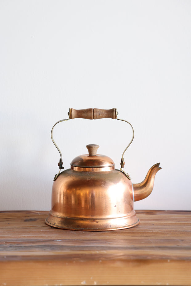 Vintage Copper Teapot 2