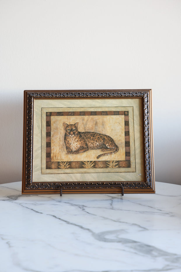 Framed Leopard Print