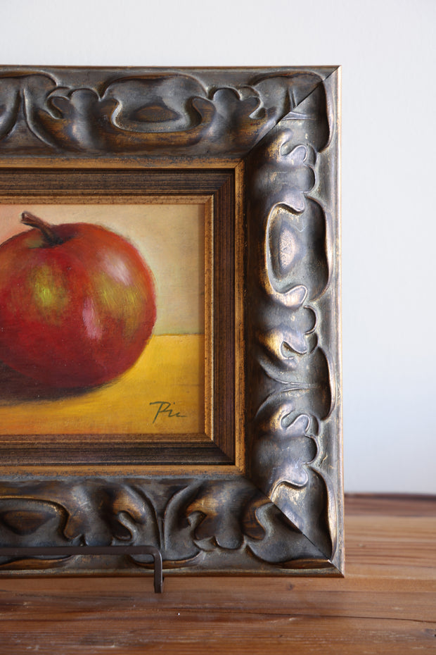 Apple Oil Painting by Pia Peterson