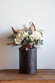 14" Cream Faux Dried Floral Bundle