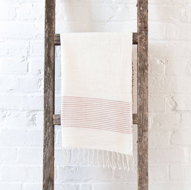 Riviera Striped Cotton Hand Towel | Handwoven in Ethiopia