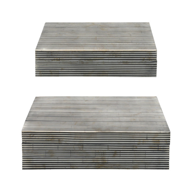 Pinstripe Decorative Box