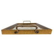 William Morris Corncockle Decorative Tray with Brass Handles