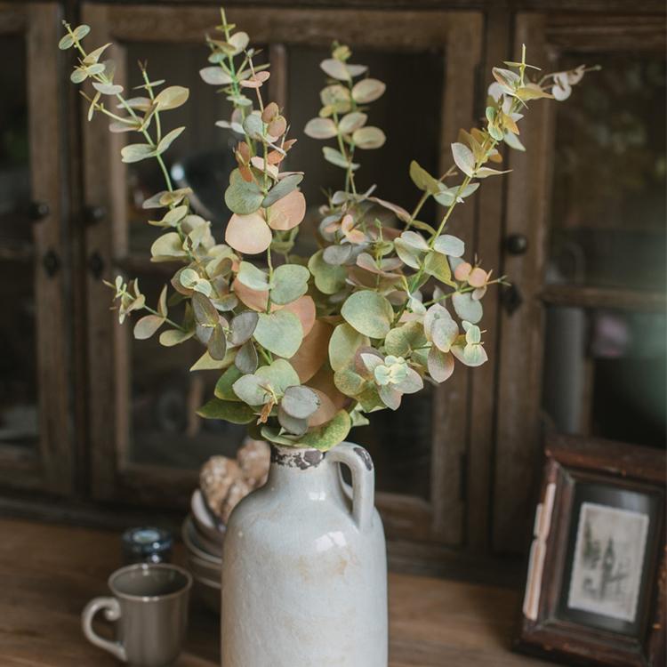 Autumn Eucalyptus Stem in Red/Green