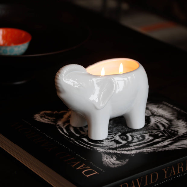 White Elephant Candle | Elephant Collection