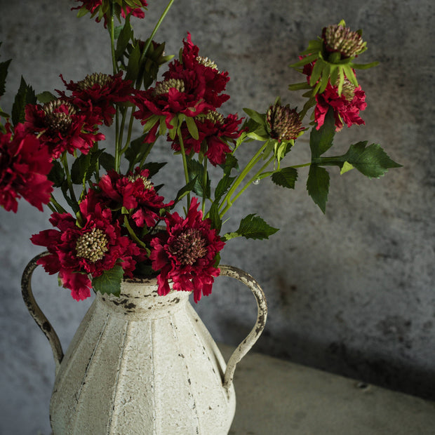 30" RED SCABIOSA SPRAY