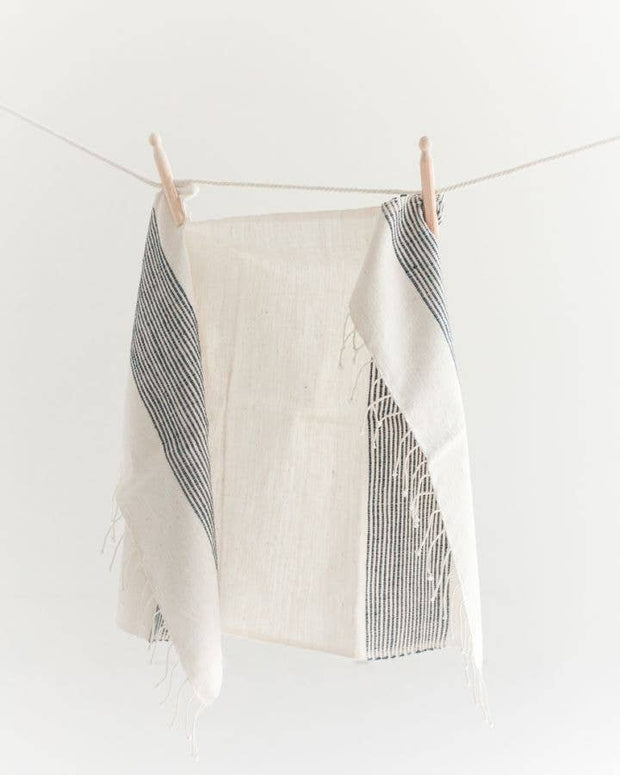 Riviera Striped Cotton Hand Towel | Handwoven in Ethiopia