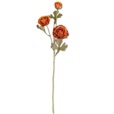 20.5" Orange Ranunculus Spray