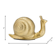 Gold Decorative Snail Figurine