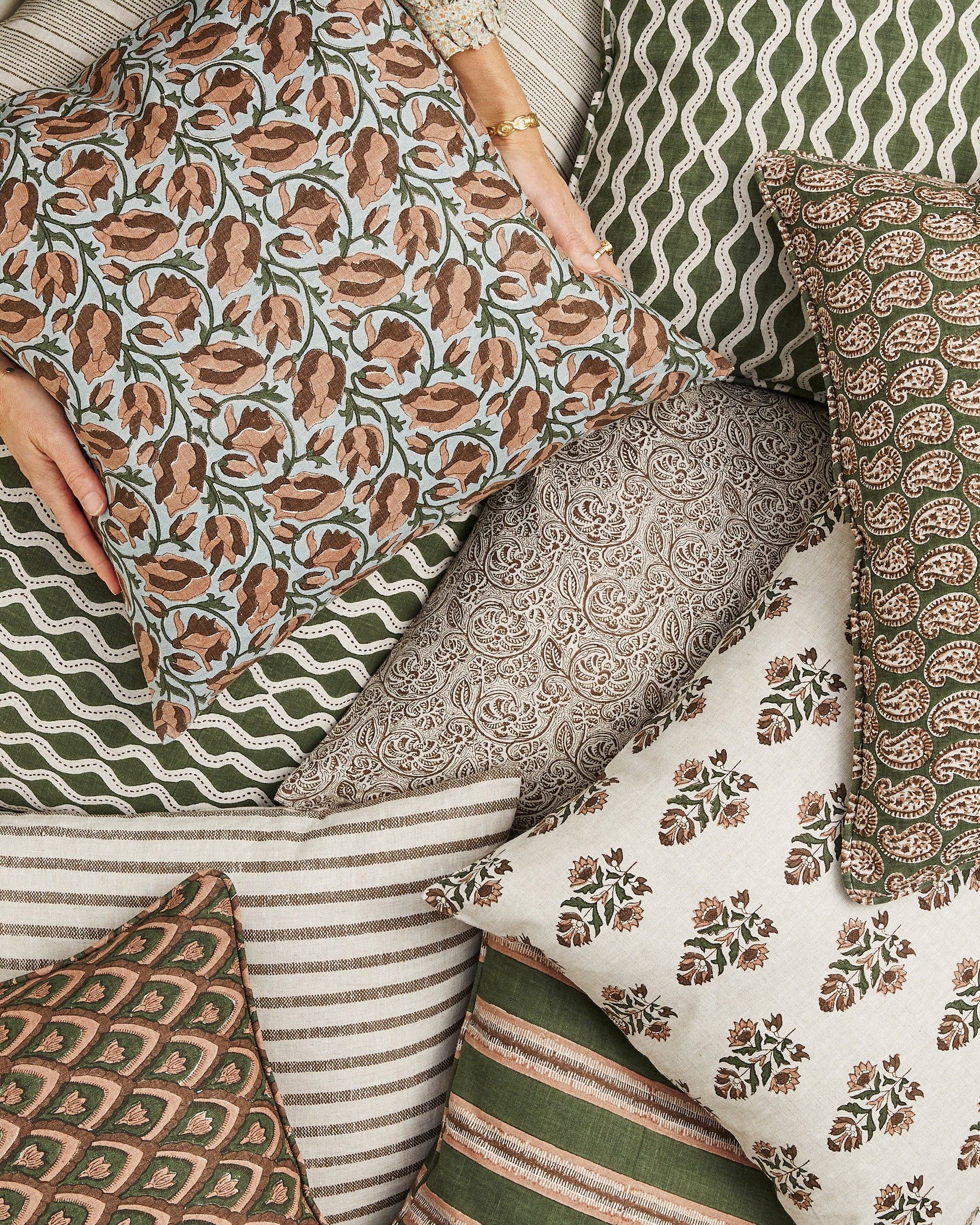 Lahore Rosewood Pillow