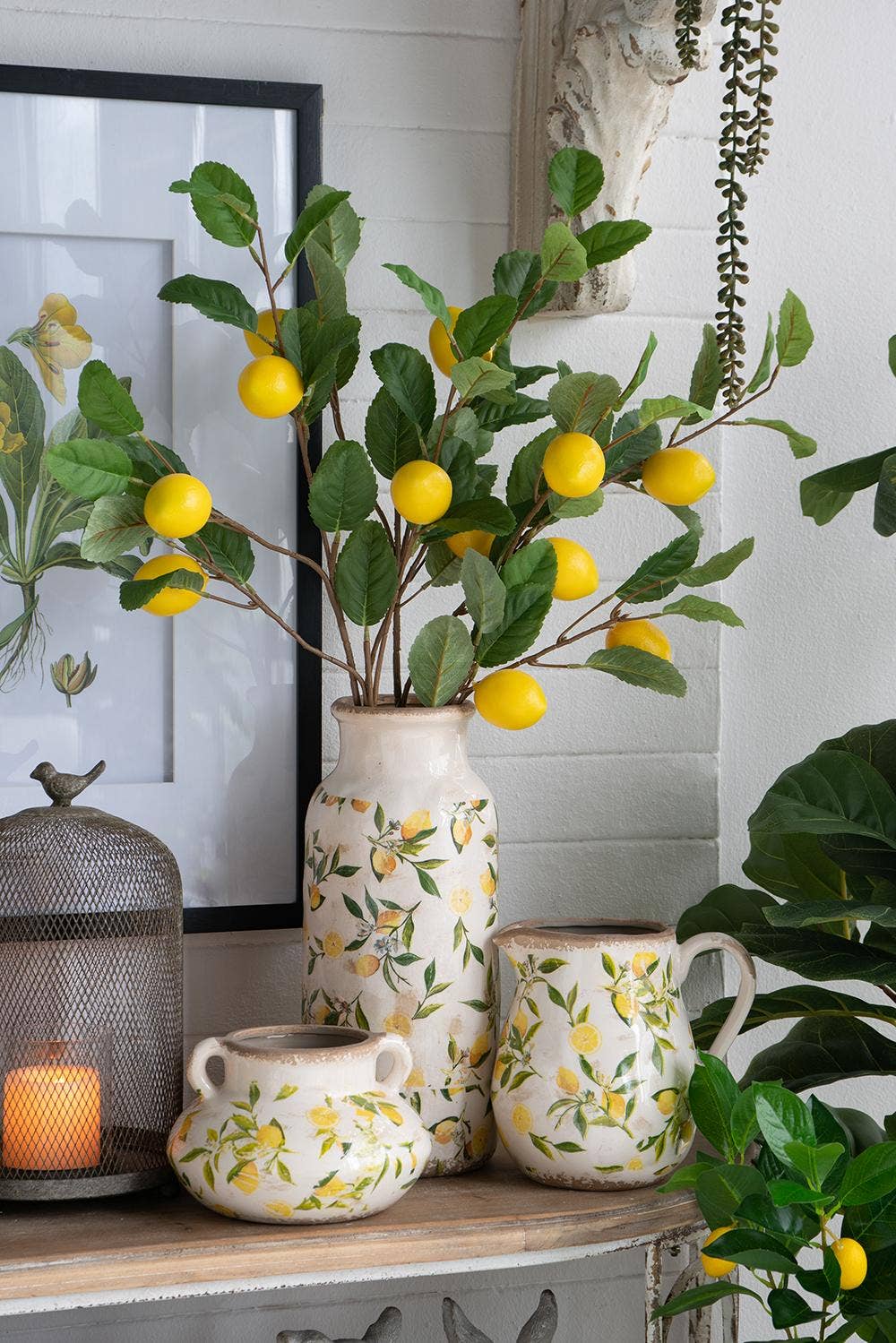 Lemon Harvest Vase