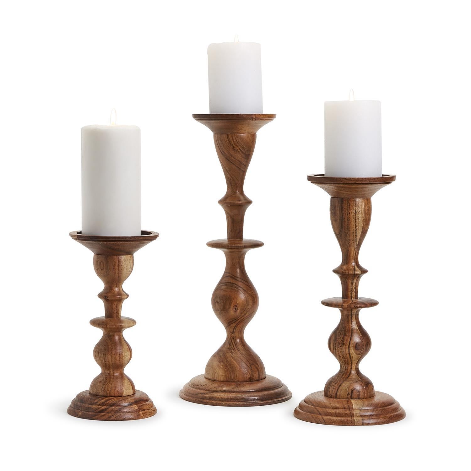 Hand Crafted Pillar Candleholder - Assorted