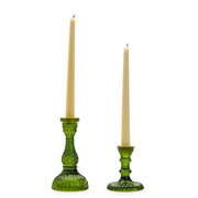 Casa Verde Moss Glass Candlestick