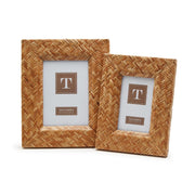 Woven Cane Picture Frame