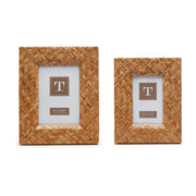 Woven Cane Picture Frame