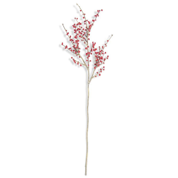 36" Red Berry Branch