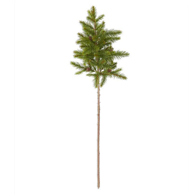 33" Pine Tree Stem w/Mini Pinecones