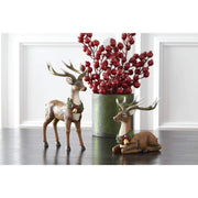 Resin Reindeers w/Wreaths