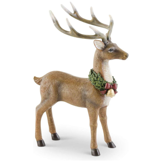 Resin Reindeers w/Wreaths