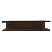 10" Black Wood Hollow Book Safe Storage Box