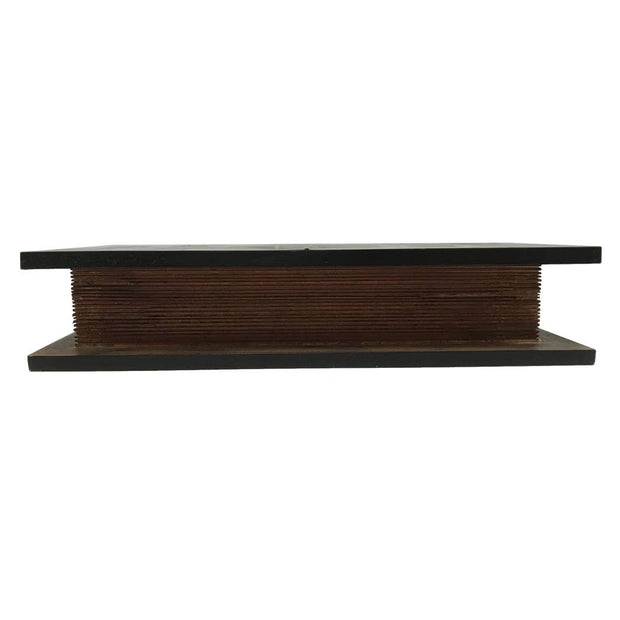 10" Black Wood Hollow Book Safe Storage Box