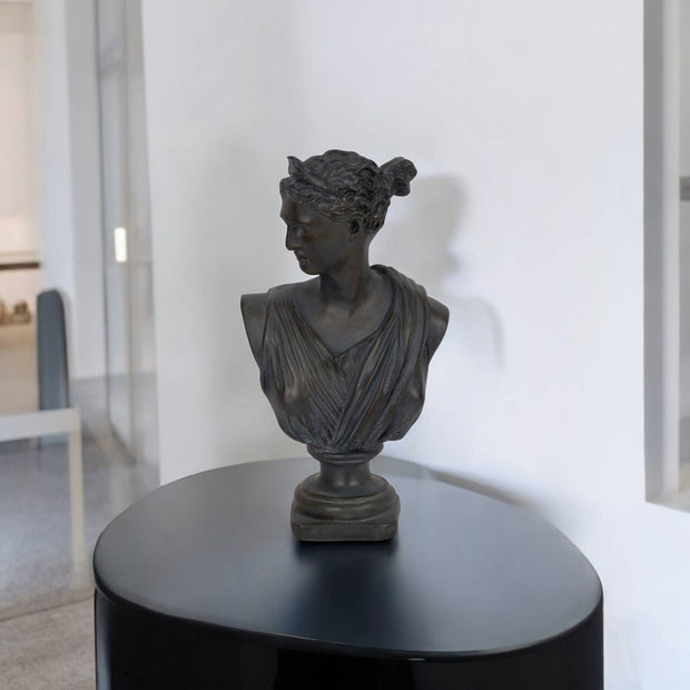 Bronze Grecian Bust Sculpture