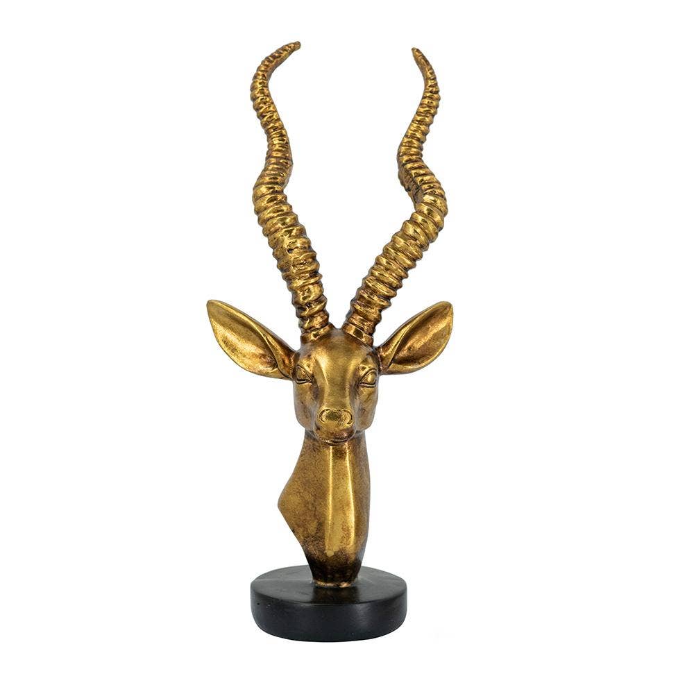 Deer Head Sculpture