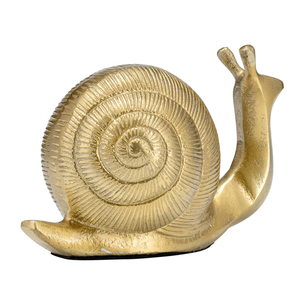 Gold Decorative Snail Figurine