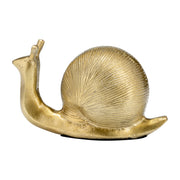 Gold Decorative Snail Figurine