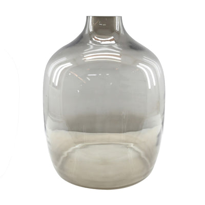 Cloud Grey Glass Vase